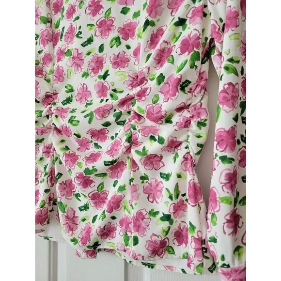 Zara RARE Floral blouse M, NWT - Picture 11 of 12